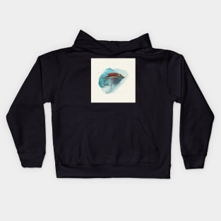 Fire River Salmon Fly No.10 Kids Hoodie